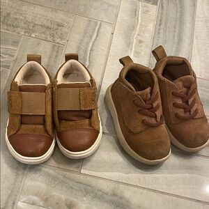 UGG Brown Kids Shoes 2 pair